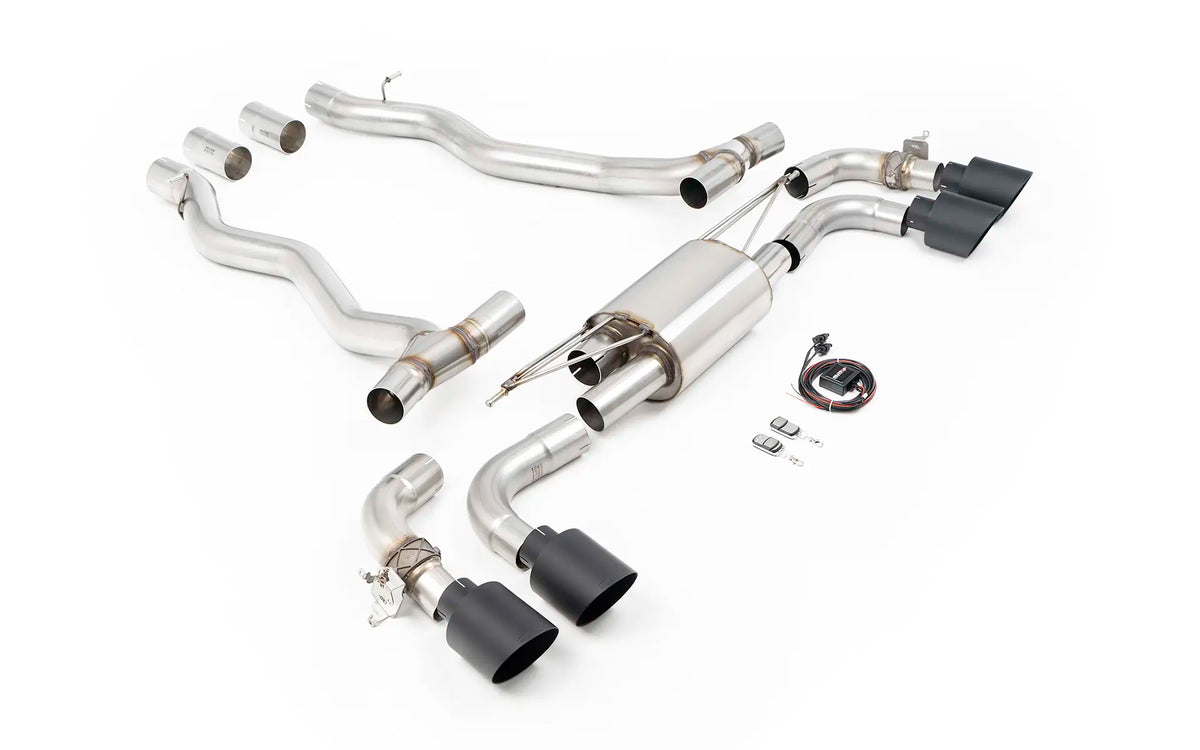 Milltek SSXBM1411 — Milltek Axle-Back — BMW Seria 5 M5 4.4l Twin Turbo Hybrid G90 & G99 (NAS/ROW Spec samochody)
