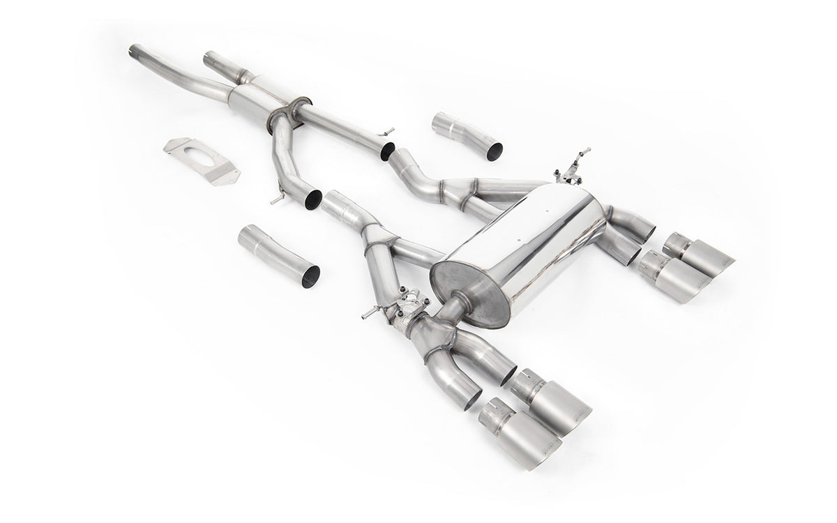 Milltek SSXBM1124 — Milltek Cat-Back — BMW Seria 3 F80 M3, M3 Competition & M3 CS Sedan (tylko wersje z OPF/GPF)