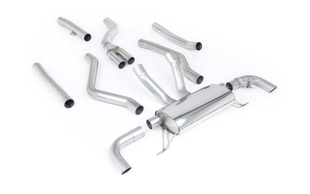 Milltek SSXBM1272 — Milltek Cat-Back — BMW Seria 3 G20 M340i Sedan w tym Xdrive (North American / ROW wersje tylko) Pre LCI