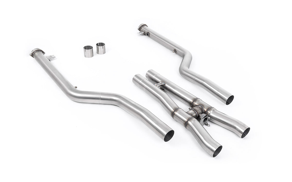 Milltek SSXBM1207 — Milltek sekcja zastępująca OPF/GPF — BMW Seria 8 M8 & M8 Competition 4.4l V8 dwie Turbo F93 Gran Coupe LCI (OPF/GPF Equipped samochody tylko)