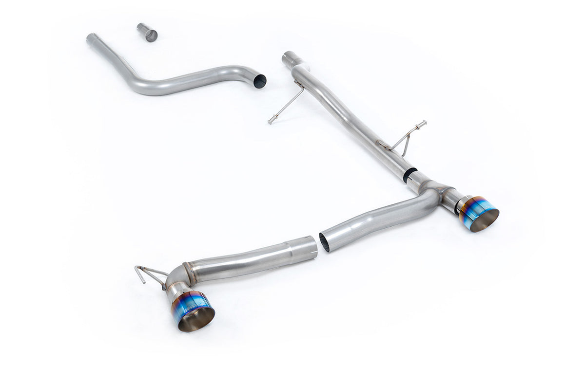 Milltek OPF/GPF-Back — Ford Fiesta Mk8 1.0T EcoBoost ST-Line 3- i 5-drzwiowy (100 i 125 KM tylko wersje z OPF/GPF) - Maxton dwa wyjścia zestawy — SSXFD386