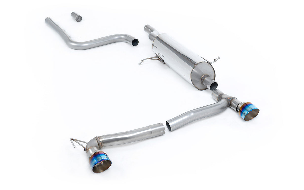Milltek OPF/GPF-Back — Ford Fiesta Mk8 1.0T EcoBoost ST-Line 3- i 5-drzwiowy (100 i 125 KM tylko wersje z OPF/GPF) - Maxton dwa wyjścia zestawy — SSXFD390