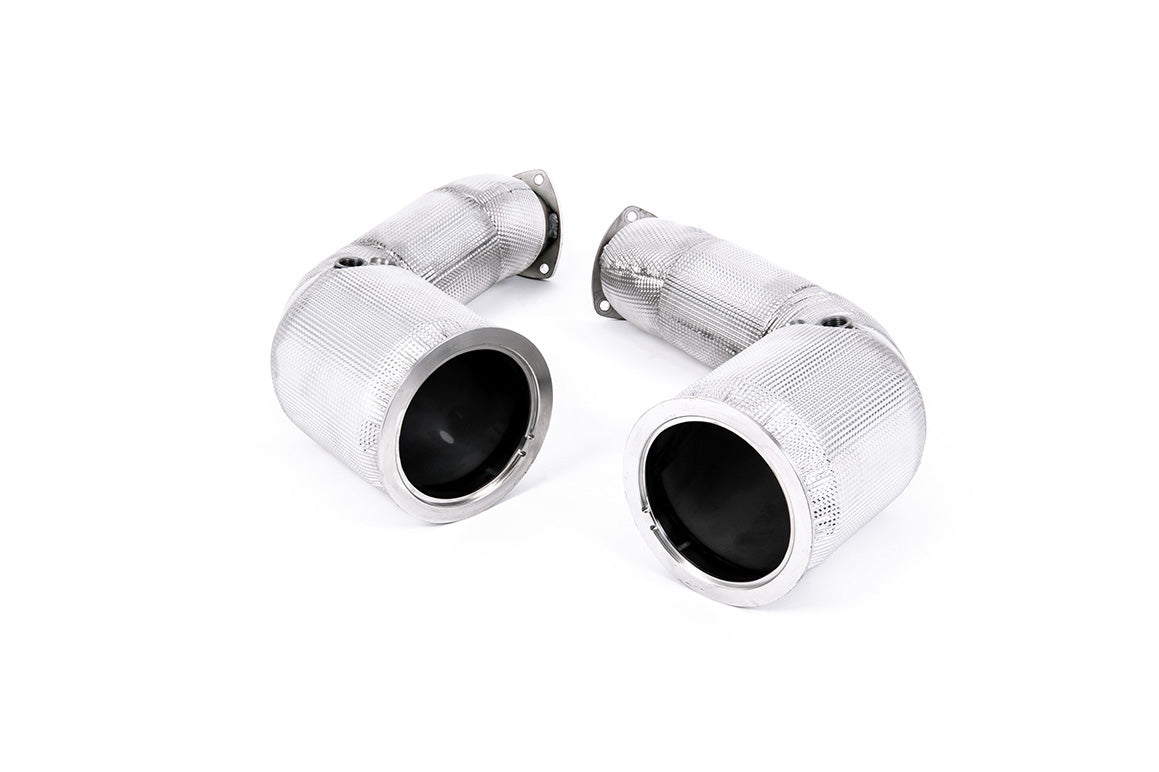 Milltek SSXAU902 — Milltek downpipe bez katalizatora — Audi RSQ8 4.0 V8 Bi-Turbo (OPF / GPF Equipped wersje)