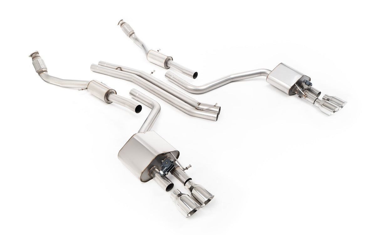 Milltek SSXAU468 — Milltek Cat-Back — Audi S8 D4 4.0 TFSI quattro Tiptronic