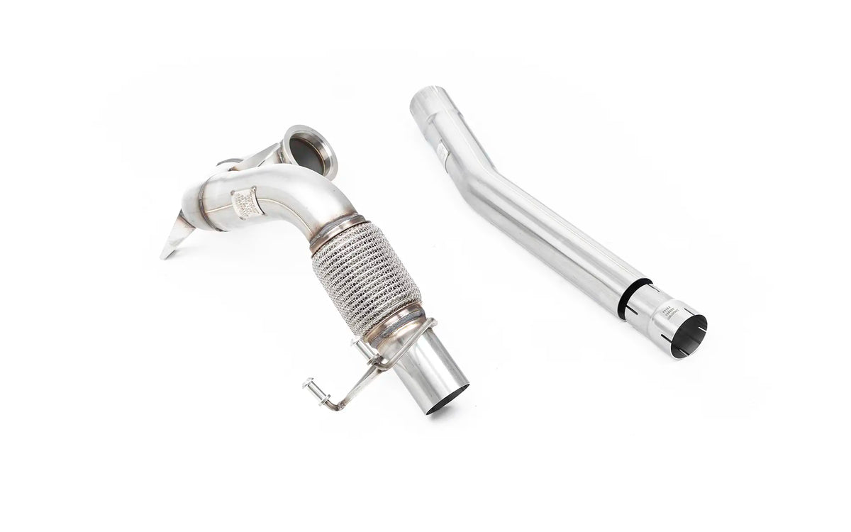 Milltek downpipe bez katalizatora — Volkswagen Polo GTI 2.0 TSI (AW - 5-drzwiowy) - wersje bez GPF/OPF — SSXVW568