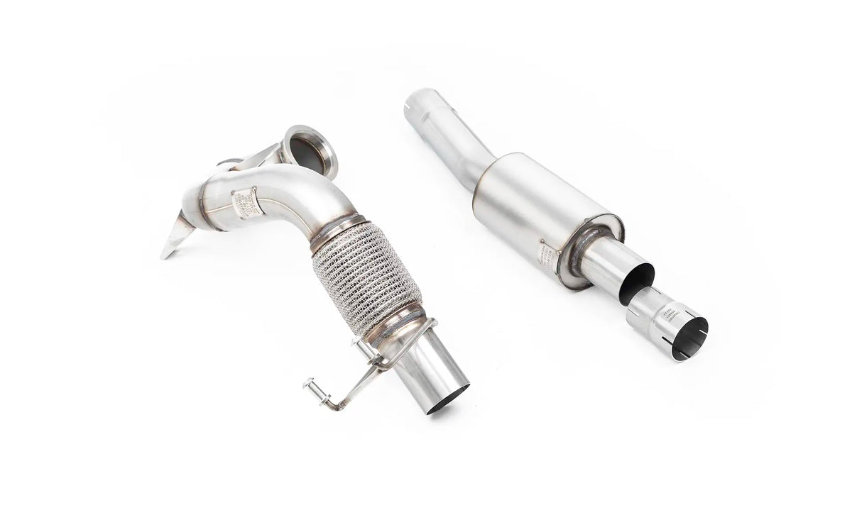 Milltek downpipe bez katalizatora — Volkswagen Polo GTI 2.0 TSI (AW - 5-drzwiowy) - wersje bez GPF/OPF — SSXVW566