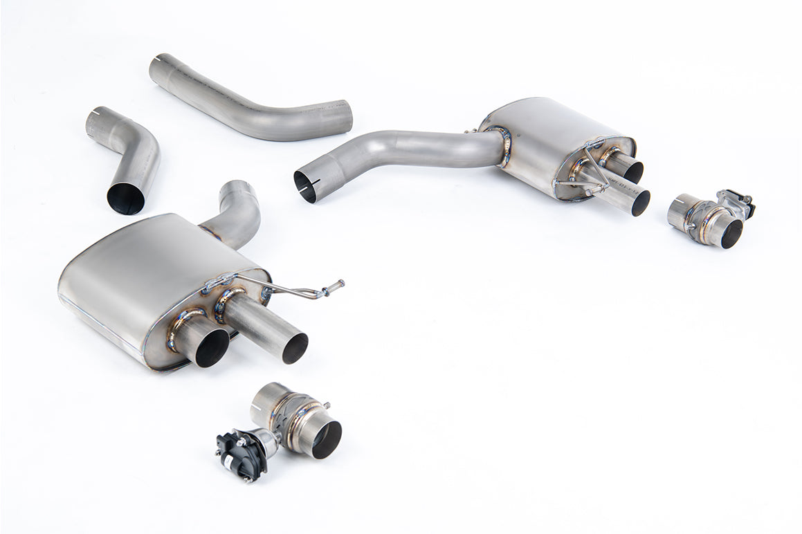 Milltek SSXAU1048 — Milltek element układu wydechowego — Audi RS6 C8 4.0 V8 bi-turbo (wersje bez OPF/GPF- USA / ROW) - Signature Series tytan