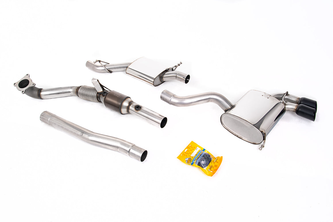 Milltek SSXAU353 — Milltek Turbo-Back ze sportowym katalizatorem — Audi S3 2.0 T quattro 3-drzwiowy 8P