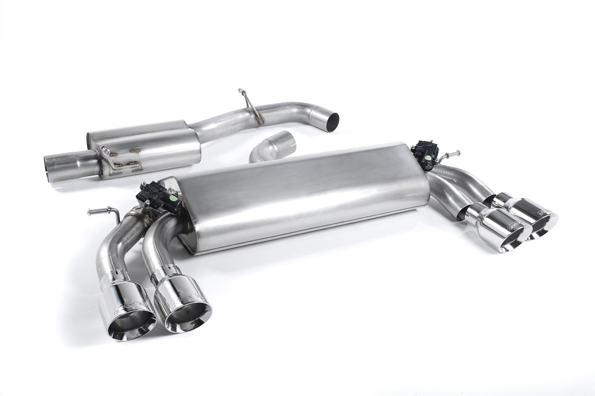 Milltek SSXAU398 — Milltek Cat-Back — Audi S3 2.0 TFSI quattro 3-drzwiowy 8V/8V.2 (Non-GPF Equipped wersje tylko)