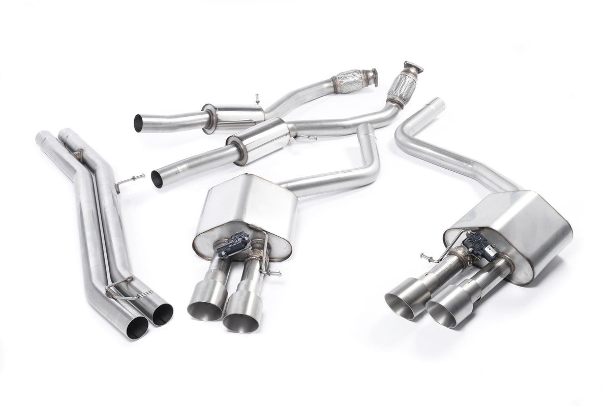 Milltek SSXAU466 — Milltek Cat-Back — Audi S8 D4 4.0 TFSI quattro Tiptronic