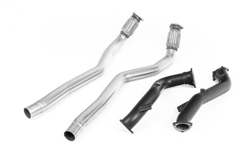 Milltek downpipe bez katalizatorów — Audi RS6 C7 4.0 TFSI biturbo quattro inc Performance Edition