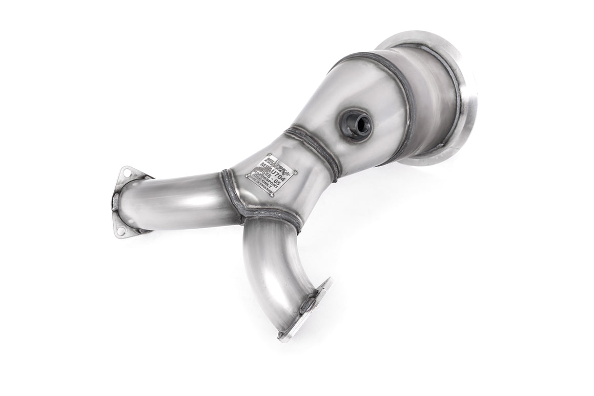 Milltek SSXAU673 — Milltek downpipe ze sportowym katalizatorem — Audi S4 3.0 Turbo V6 B9 - Sedan/Sedan & Avant (NON GPF tylko - wersje bez sportowego mechanizmu różnicowego) - Left Hand Drive samochody tylko