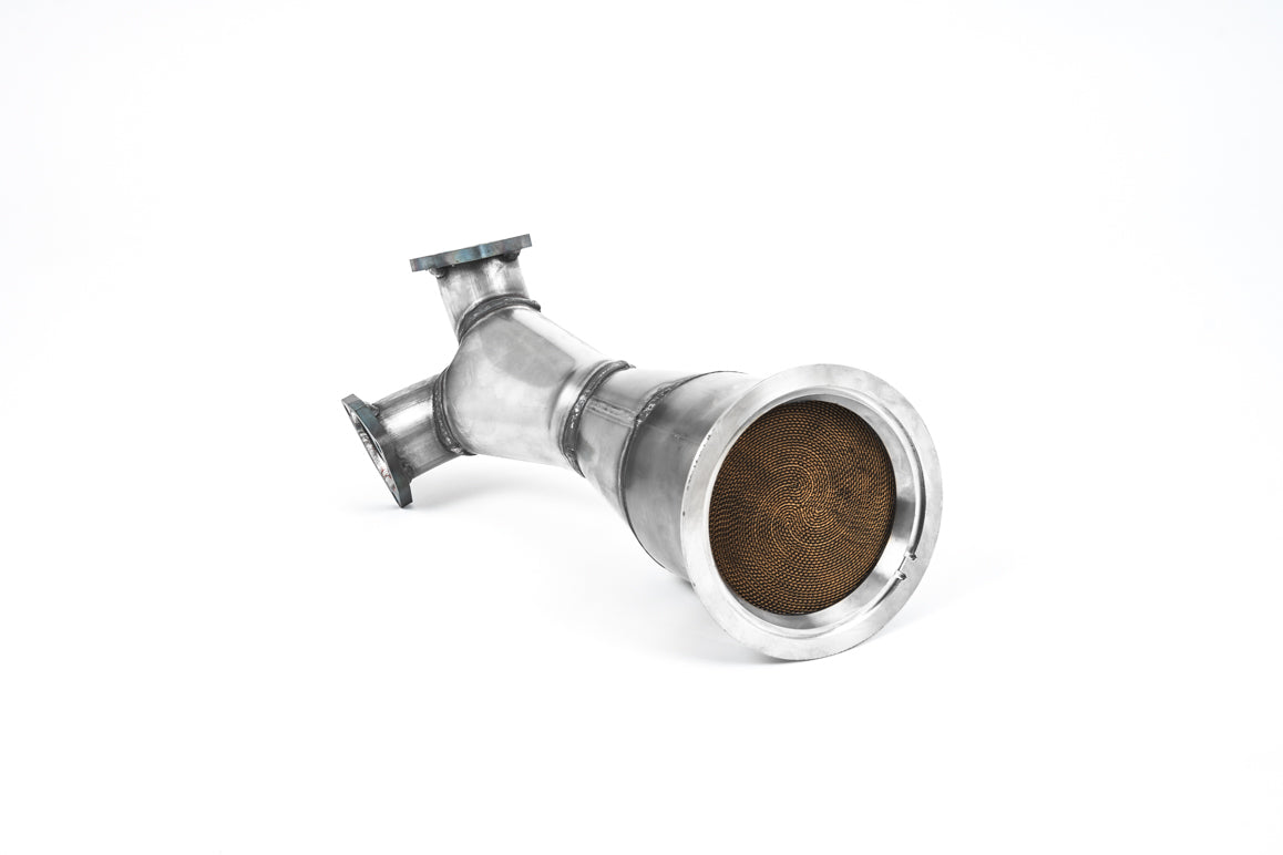 Milltek SSXAU761 — Milltek downpipe ze sportowym katalizatorem — Audi SQ5 3.0TFSI V6 Turbo
