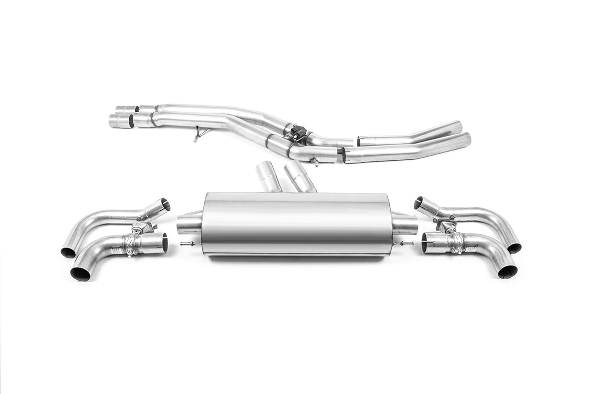 Milltek SSXAU898 — Milltek Front Pipe-Back — Audi RSQ8 4.0 V8 Bi-Turbo (Non OPF / GPF Equipped wersje)