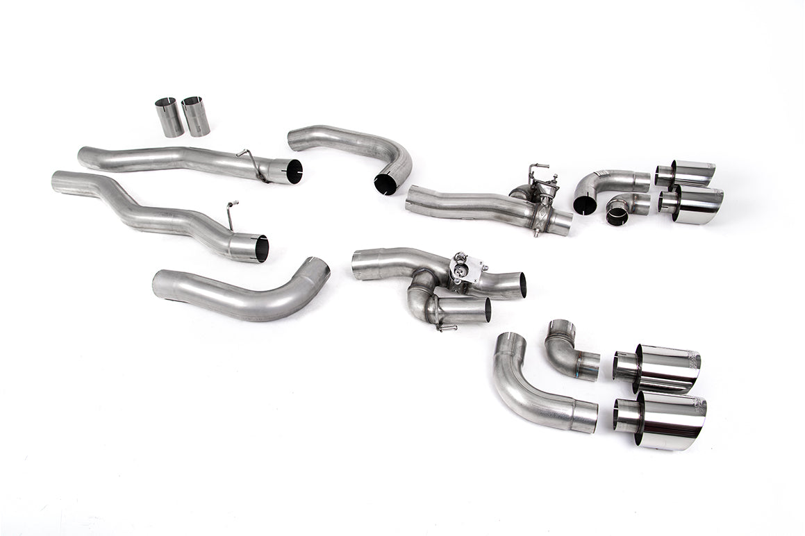 Milltek SSXBM1185 — Milltek OPF/GPF-Back — BMW Seria 8 M8 & M8 Competition 4.4l V8 dwie Turbo F91 & F92 Coupe & Cabrio (OPF/GPF Equipped samochody tylko)