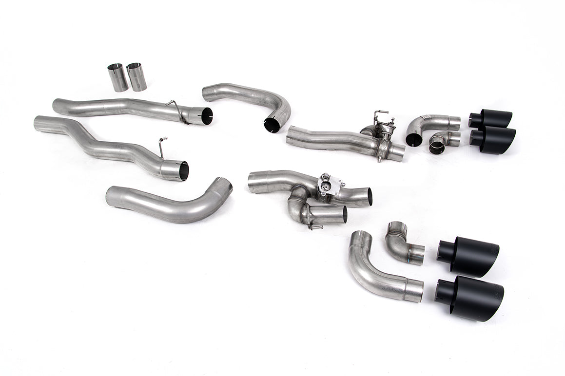 Milltek SSXBM1186 — Milltek OPF/GPF-Back — BMW Seria 8 M8 & M8 Competition 4.4l V8 dwie Turbo F91 & F92 Coupe & Cabrio (OPF/GPF Equipped samochody tylko)
