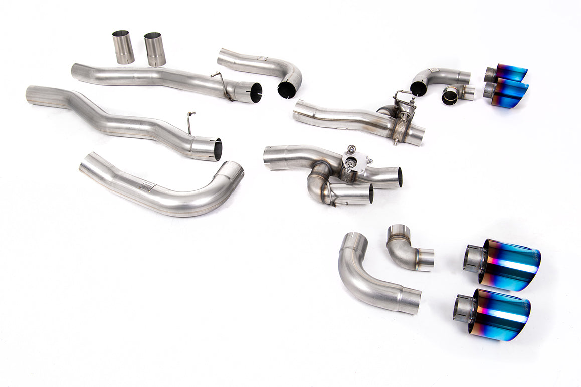 Milltek SSXBM1188 — Milltek OPF/GPF-Back — BMW Seria 8 M8 & M8 Competition 4.4l V8 dwie Turbo F91 & F92 Coupe & Cabrio (OPF/GPF Equipped samochody tylko)