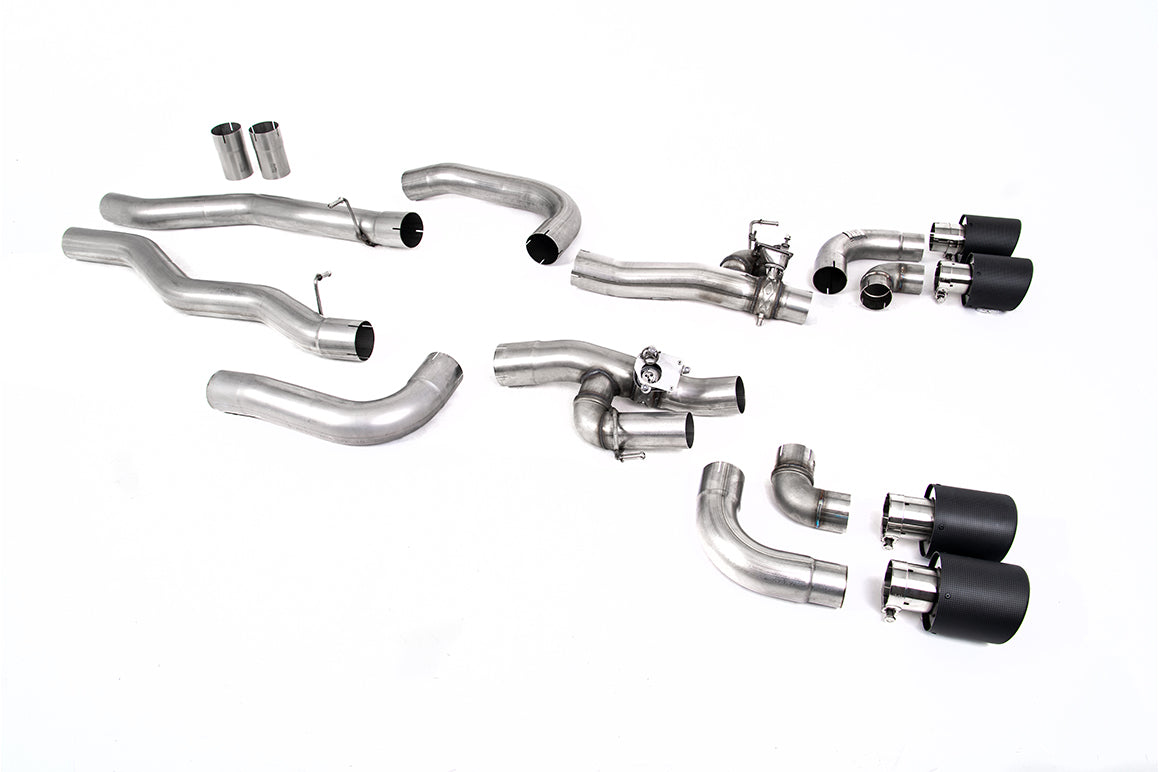 Milltek SSXBM1189 — Milltek OPF/GPF-Back — BMW Seria 8 M8 & M8 Competition 4.4l V8 dwie Turbo F91 & F92 Coupe & Cabrio (OPF/GPF Equipped samochody tylko)