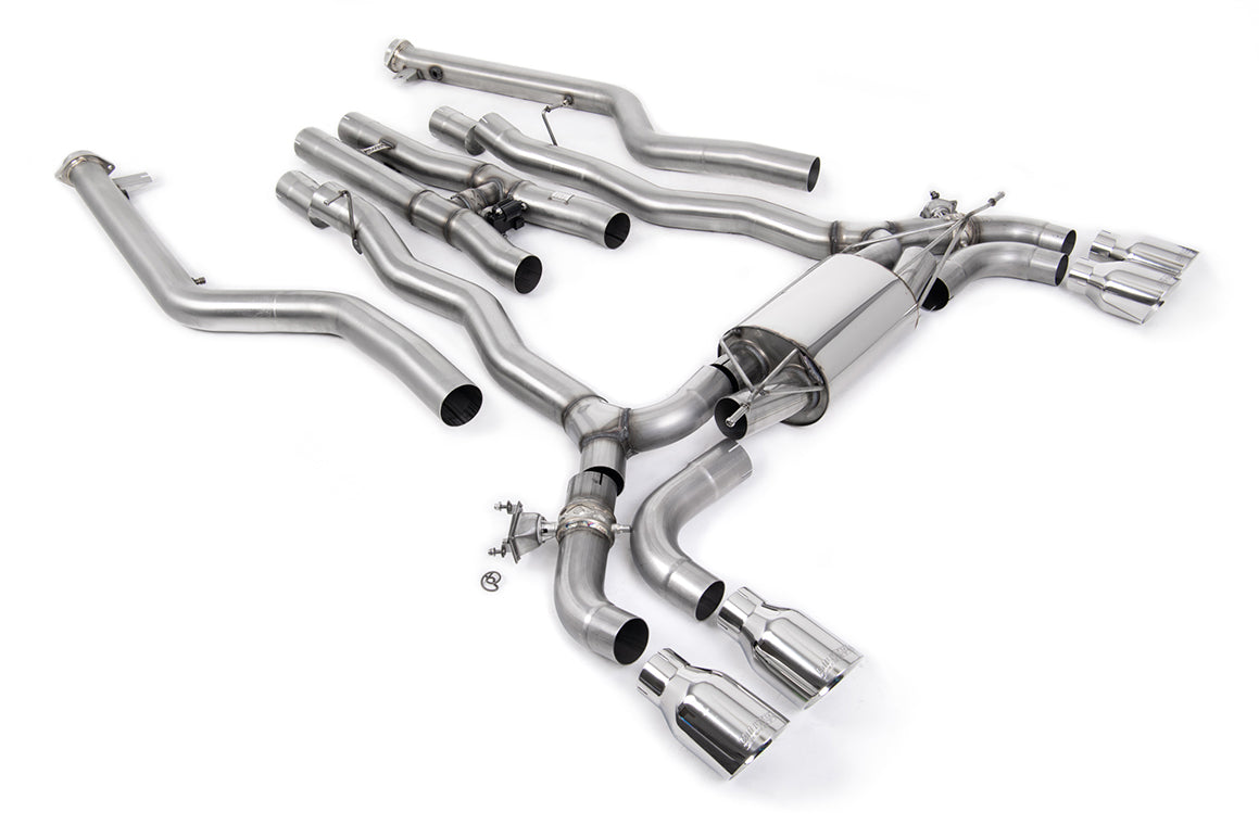 Milltek SSXBM1227 — Milltek Cat-Back — BMW Seria 5 M5 & M5 Competition 4.4l dwie Turbo F90 LCI (OPF/GPF Equipped samochody)