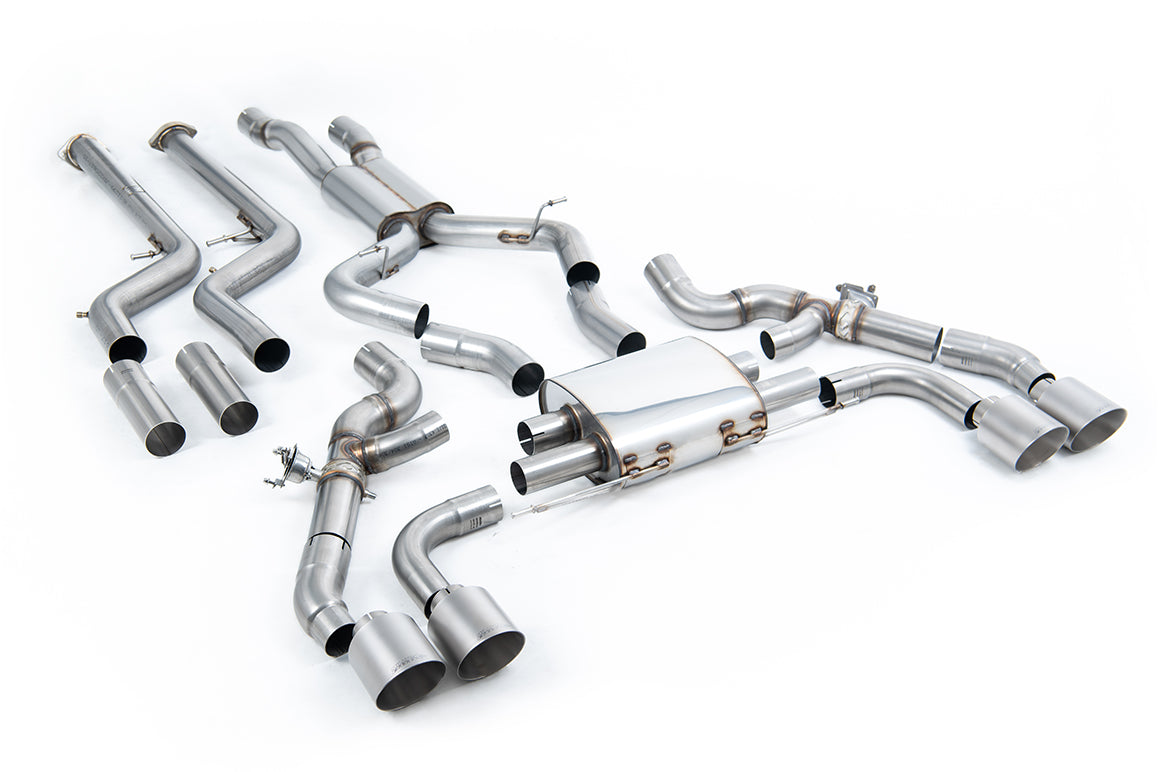 Milltek SSXBM1257 — Milltek Downpipe-Back — BMW X3 X3M / X3M Comp (G01) 3.0 (z OPF/GPF S58 Engine - LCI tylko)