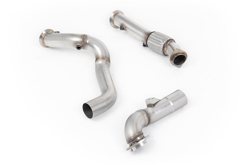 Milltek downpipe bez katalizatorów OEM / 3″ — BMW M2 / M3 / M4 S58