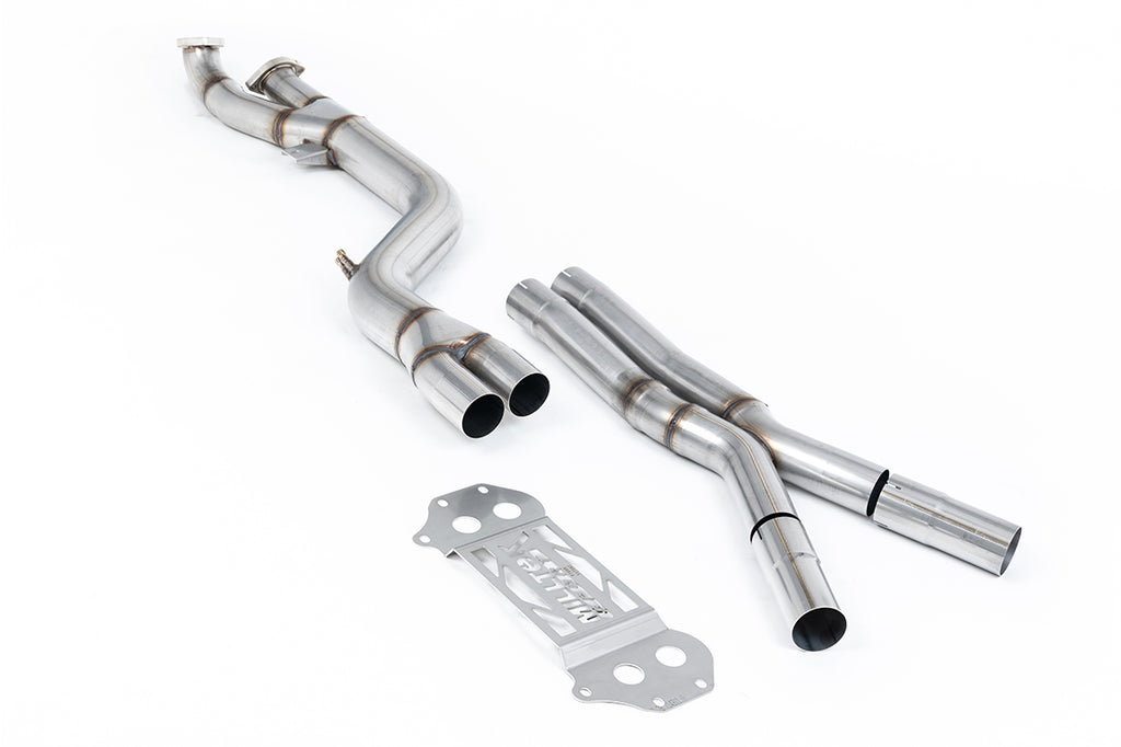 Milltek SSXBM1338 — Milltek sekcja zastępująca OPF/GPF — BMW Seria 3 G80/G81 M3 & M3 Competition S58 3.0 Turbo (OPF/GPF Equipped samochody tylko) w tym Touring & XDrive wersje
