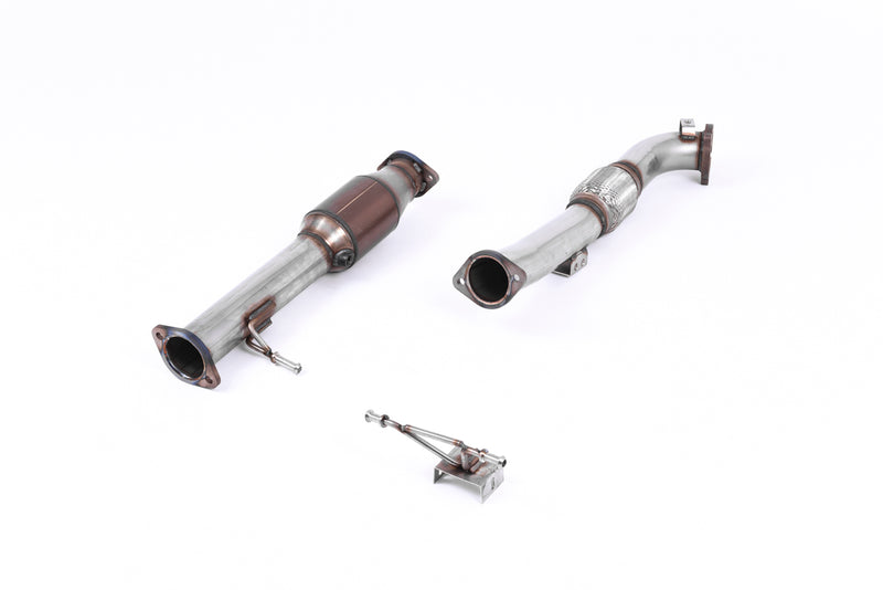 Milltek downpipe ze sportowym katalizatorem do układu Milltek — Ford Focus MK2 RS 2.5T 305PS