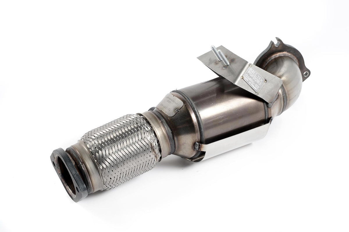 Milltek downpipe ze sportowym katalizatorem do układu Milltek — Ford Fiesta Mk7/Mk7.5 ST 1.6 l EcoBoost 182 KM i ST200 — SSXFD096