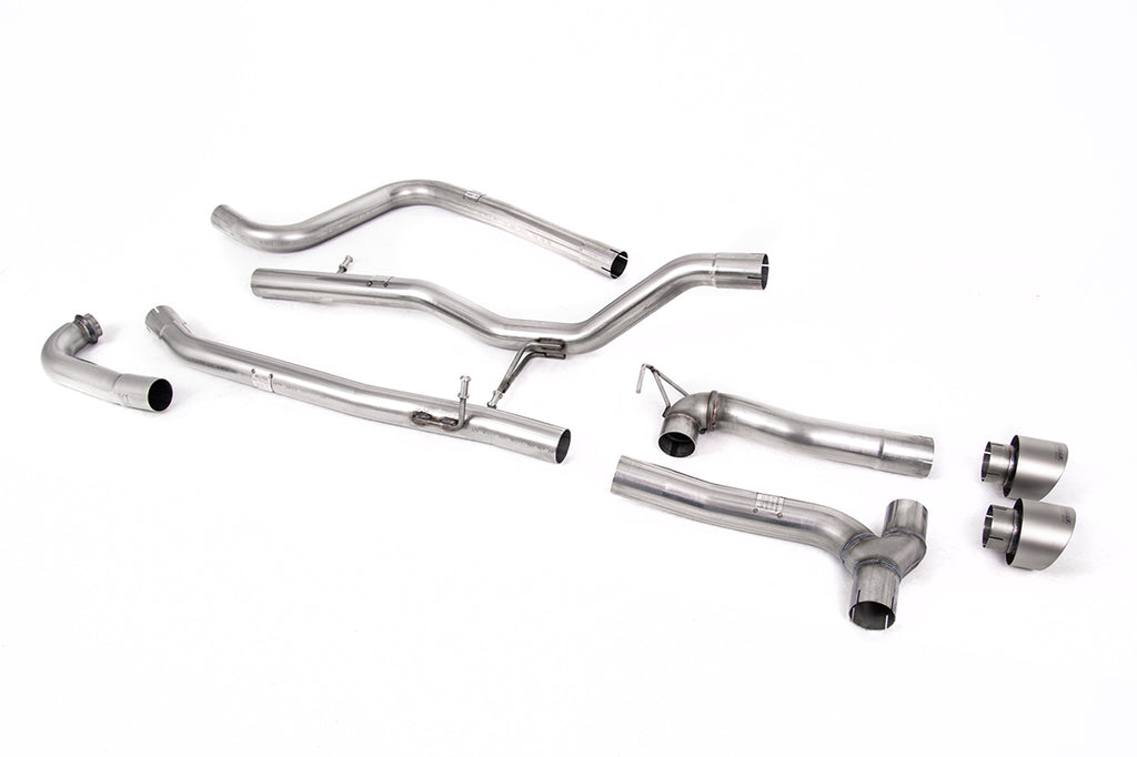 Milltek Cat-Back — Ford Fiesta MK8 1.0T EcoBoost ST-Line 3- i 5-drzwiowy (bez tylko wersje z OPF/GPF) - dwa wyjścia Maxton zestawy — SSXFD373