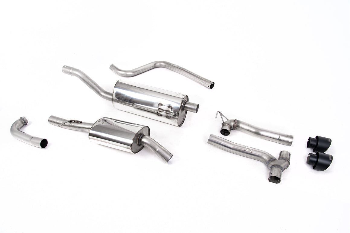 Milltek Cat-Back — Ford Fiesta MK8 1.0T EcoBoost ST-Line 3- i 5-drzwiowy (bez tylko wersje z OPF/GPF) - dwa wyjścia Maxton zestawy — SSXFD376