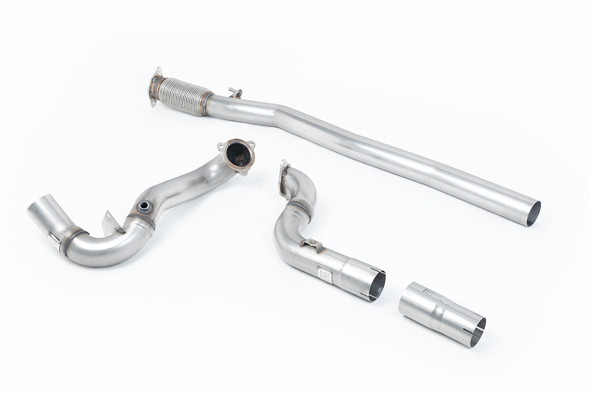 Milltek downpipe bez katalizatora — Mercedes-AMG Klasa A A35 AMG 2.0 Turbo (W177 hatchback tylko OPF/GPF wersje) — SSXMZ158