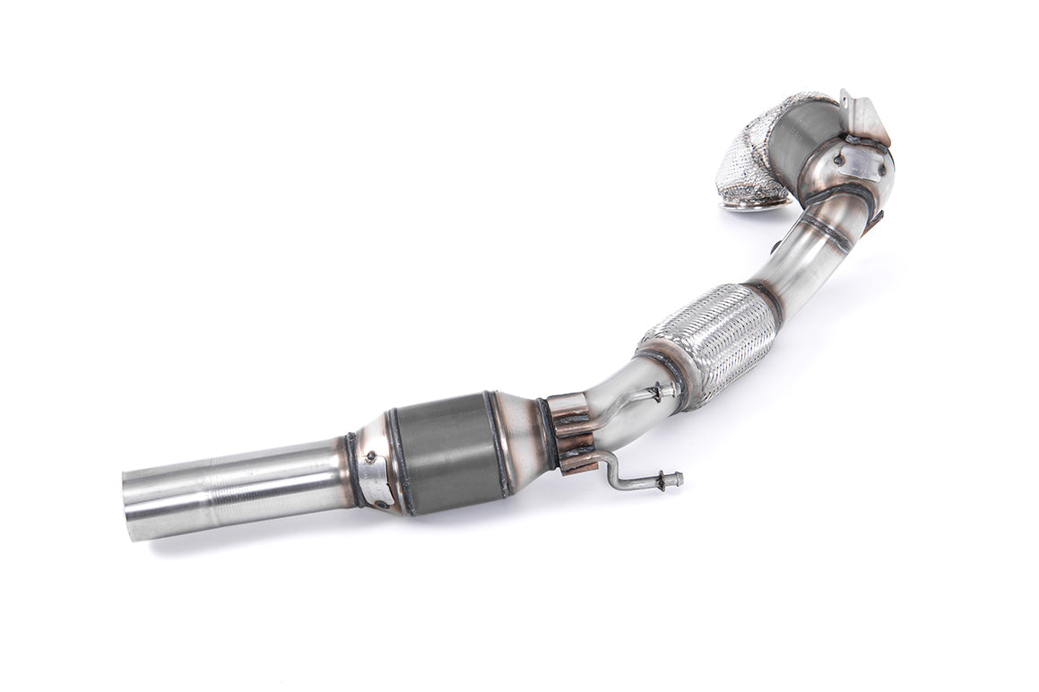 Milltek downpipe HJS Tuning ECE — Škoda Octavia vRS 2.0 TSI 245 KM hatchback i kombi (manualna skrzynia i DSG-auto, bez OPF/GPF i po liftingu) — SSXSK25