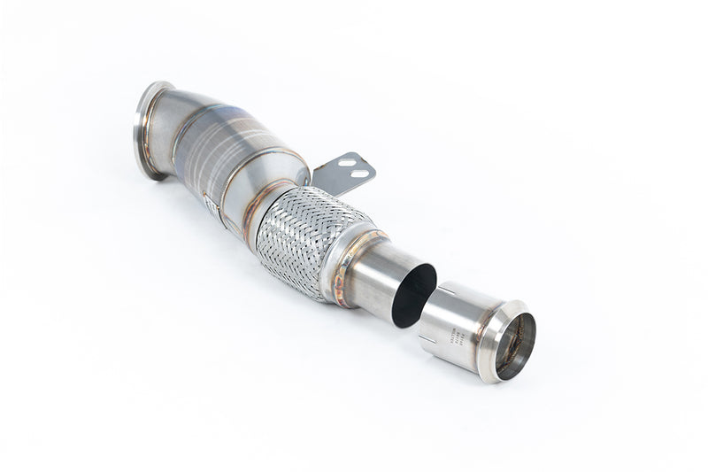 Milltek downpipe ze sportowym katalizatorem — BMW B58 / Toyota Supra A90
