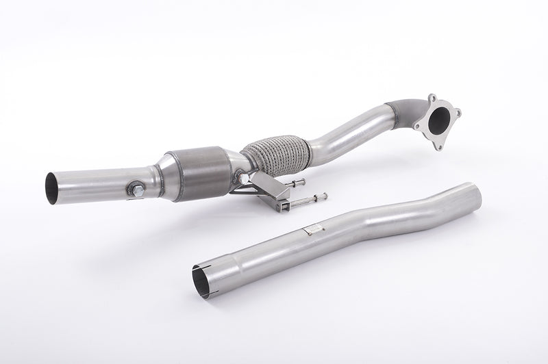 Milltek downpipe ze sportowym katalizatorem do układu Milltek — Volkswagen Golf Mk6 R 2.0 TFSI 270 KM