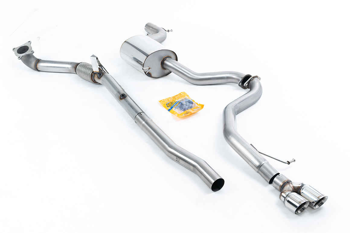 Milltek Turbo-Back bez sportowego katalizatora — Volkswagen Jetta Mk6 GLI 2.0 TSI — SSXVW292