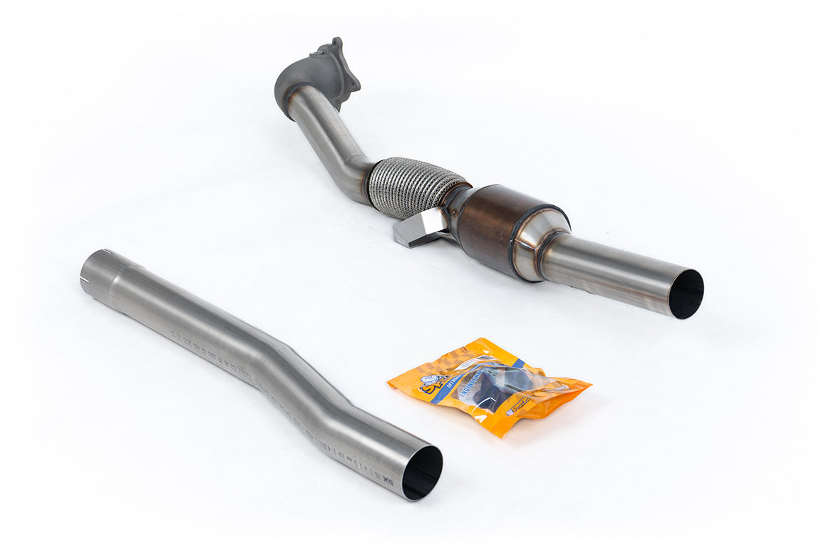 Milltek downpipe z odlewaną sekcją i katalizatorem Race — Volkswagen Golf Mk5 GTi 2.0T FSI — SSXVW389