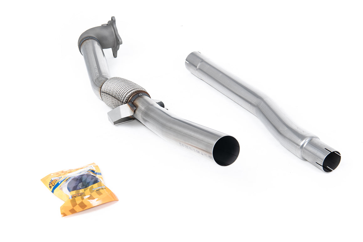 Milltek downpipe bez katalizatora — Volkswagen Golf Mk5 GTi 2.0T FSI — SSXVW391