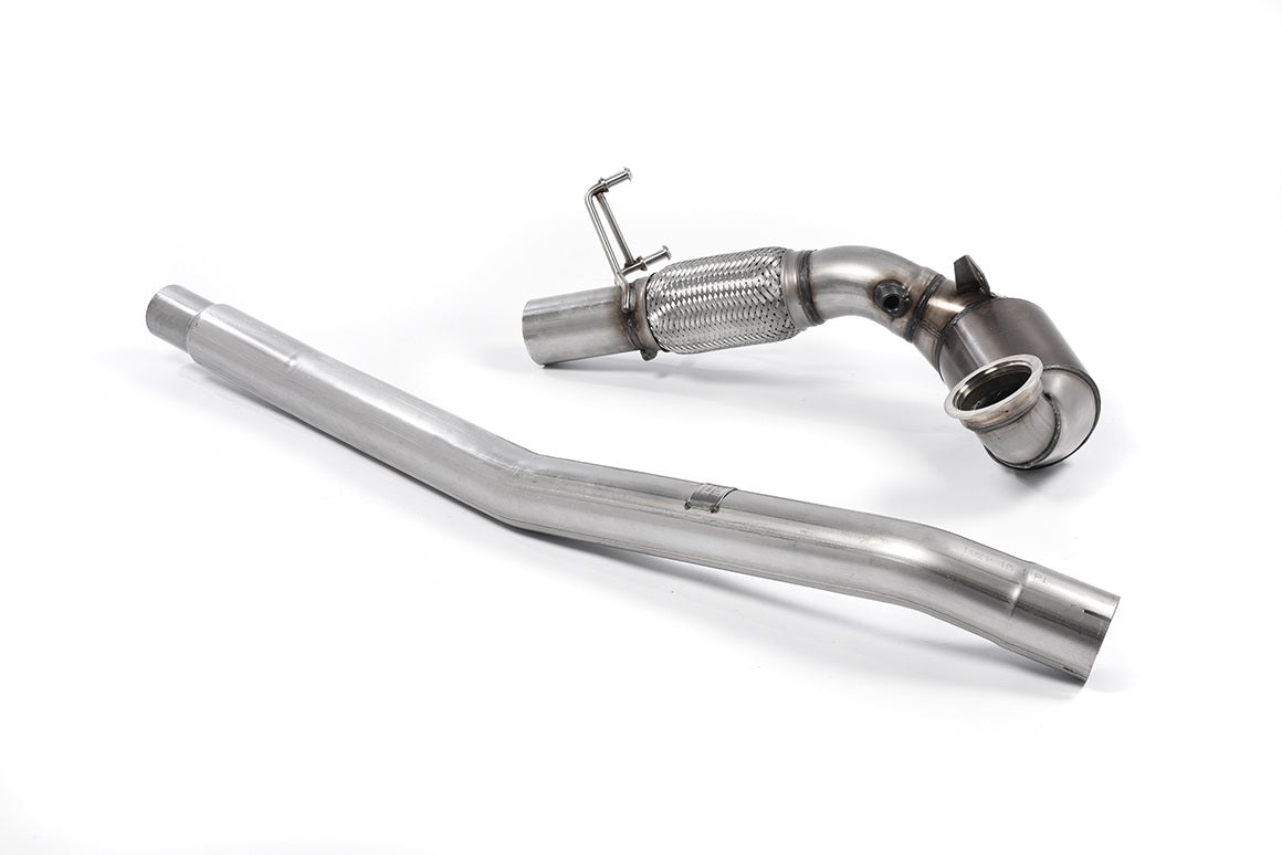 Milltek downpipe ze sportowym katalizatorem — Seat Leon Cupra 280 i 290 2.0 TSI (bez OPF/GPF wersje) — SSXVW397