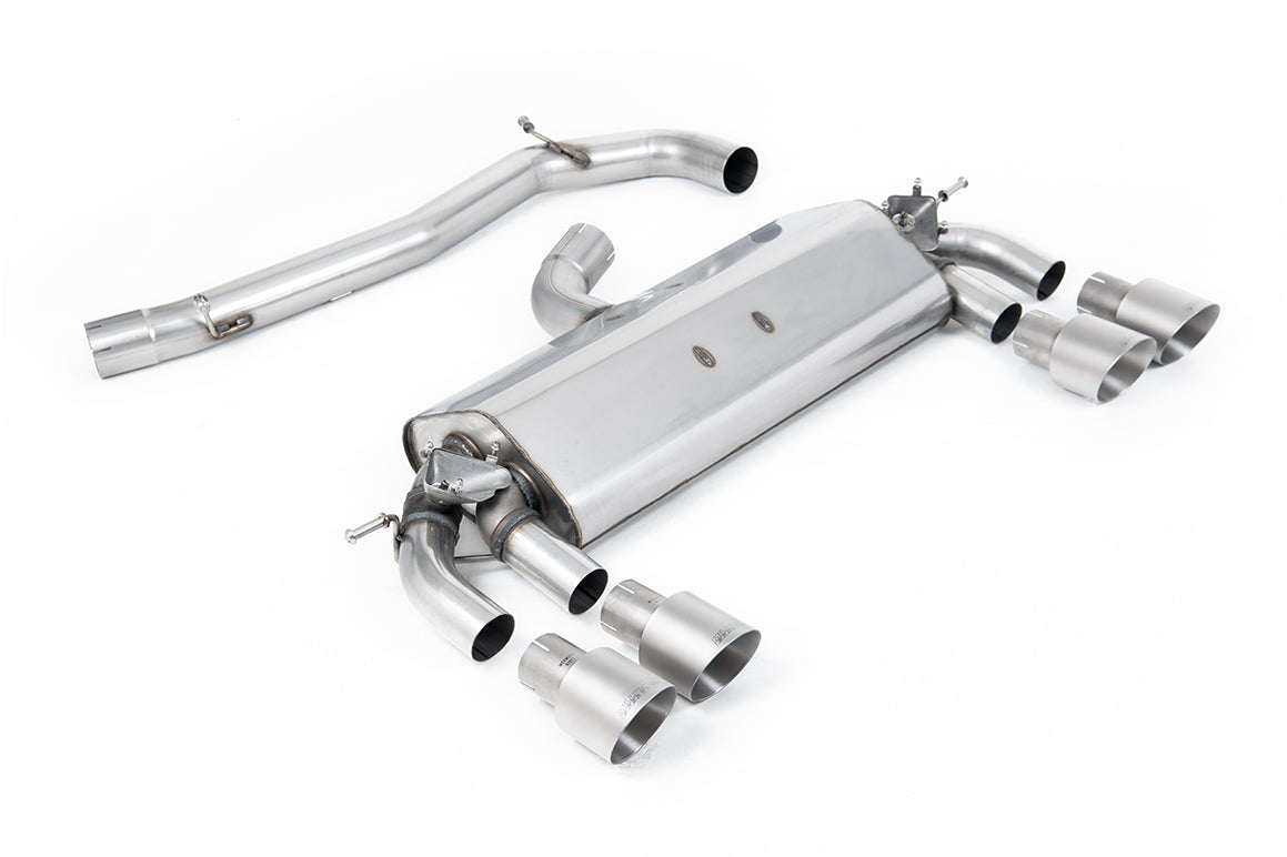 Milltek Cat-Back — Volkswagen Golf MK7 R 2.0 TSI 300 KM (homologacja drogowa i 76.2 mm układy) — SSXVW405