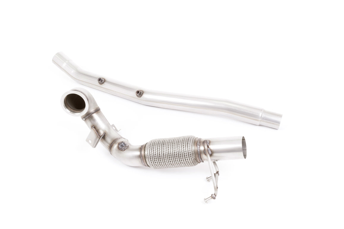 Milltek SSXVW510 — Milltek downpipe bez katalizatora — Audi S3 2.0 TFSI quattro 3-drzwiowy 8V.2 (GPF Equipped wersje tylko)