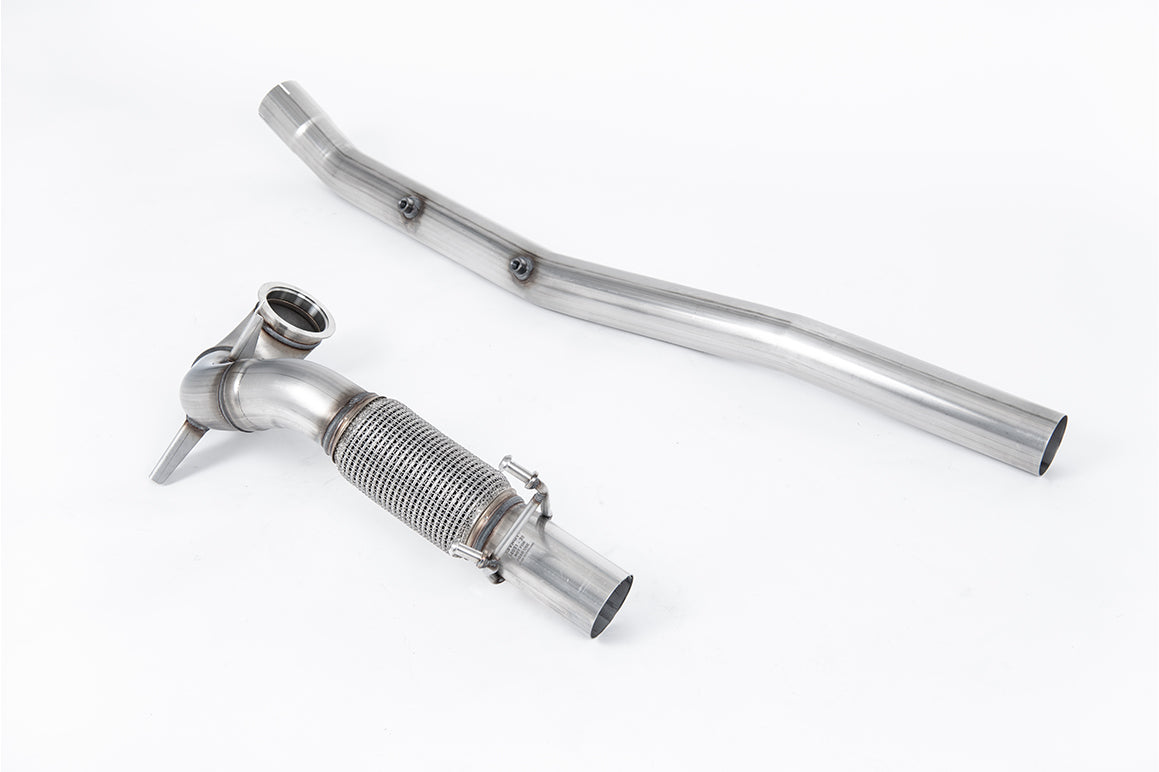 Milltek SSXVW511 — Milltek downpipe bez katalizatora — Audi S3 2.0 TFSI quattro 3-drzwiowy 8V.2 (GPF Equipped wersje tylko)