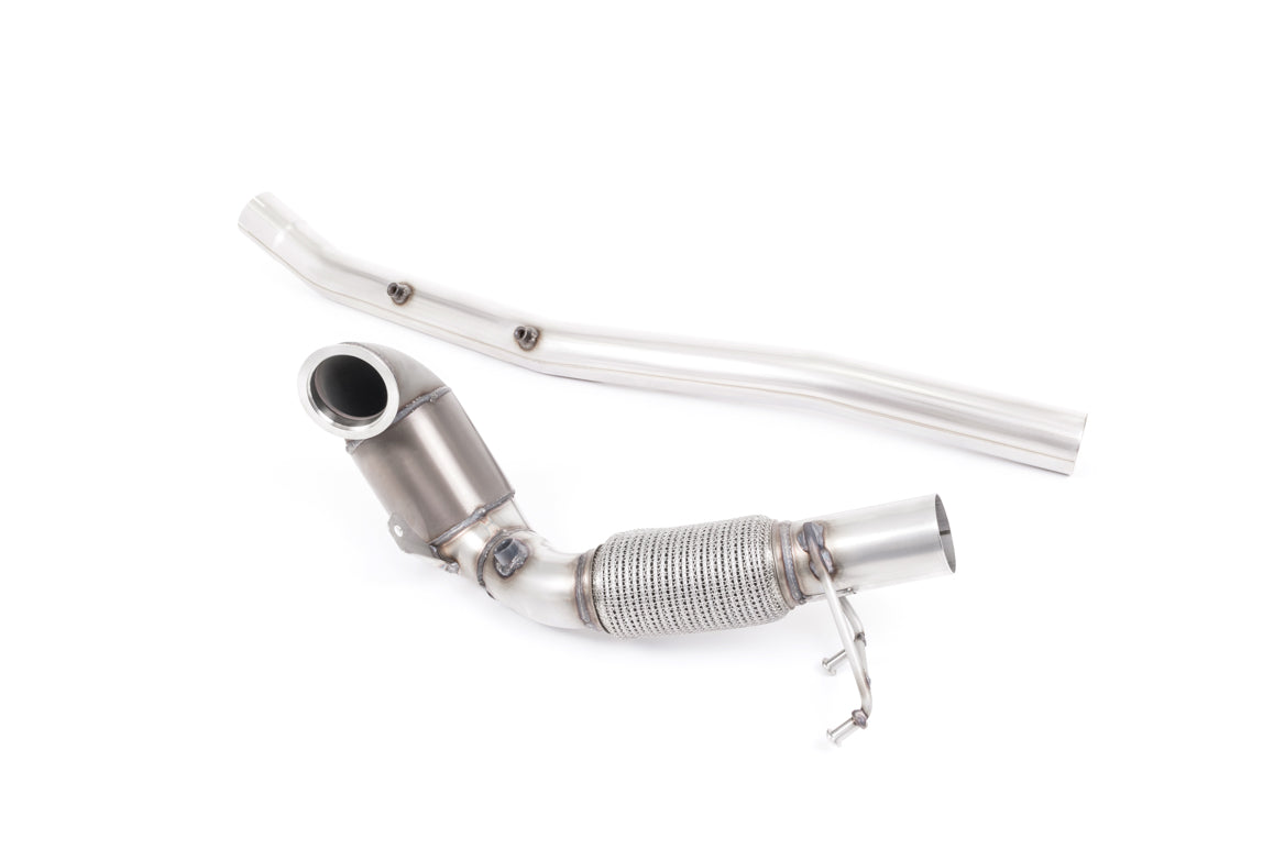 Milltek SSXVW512 — Milltek downpipe ze sportowym katalizatorem — Audi S3 2.0 TFSI quattro 3-drzwiowy 8V.2 (GPF Equipped wersje tylko)