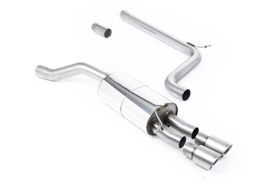Milltek Cat-Back — Volkswagen Polo GTI 2.0 TSI (AW - 5-drzwiowy) - wersje bez GPF/OPF — SSXVW558