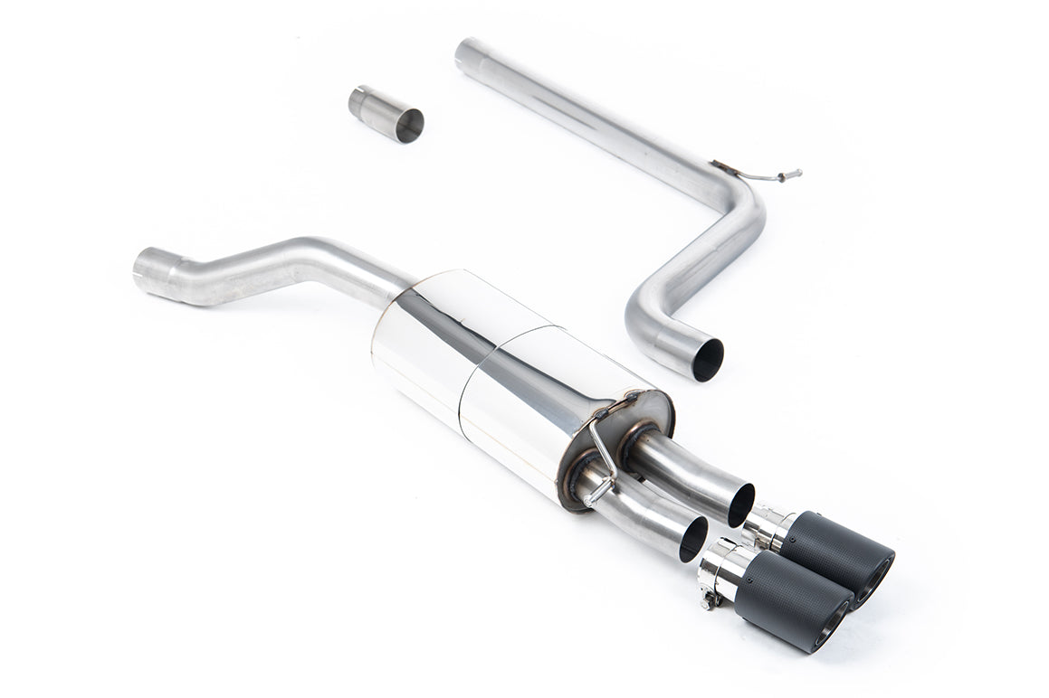 Milltek Cat-Back — Volkswagen Polo GTI 2.0 TSI (AW - 5-drzwiowy) - wersje bez GPF/OPF — SSXVW560