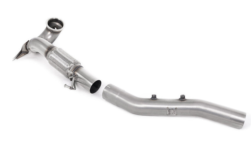 Milltek downpipe bez katalizatora — Golf GTI / MQB Evo