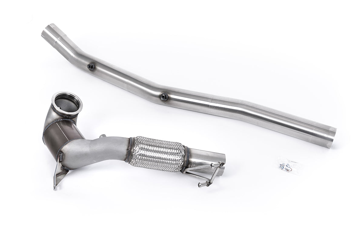 Milltek SSXVW672 — Milltek downpipe ze sportowym katalizatorem — Audi S3 2.0TFSI Quattro Sedan/Sedan 310 KM 8Y (North American / Non-OPF wersje tylko)