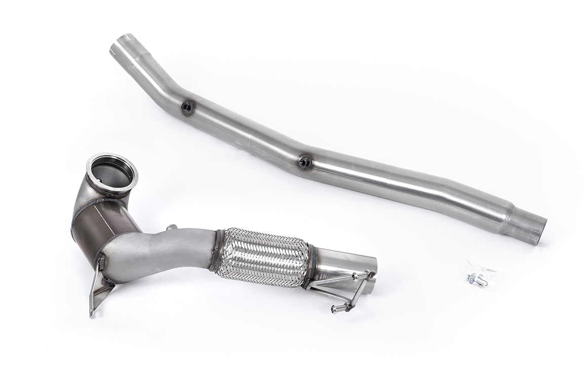 Milltek SSXVW673 — Milltek downpipe ze sportowym katalizatorem — Audi S3 2.0TFSI Quattro Sedan/Sedan 310 KM 8Y (North American / Non-OPF wersje tylko)