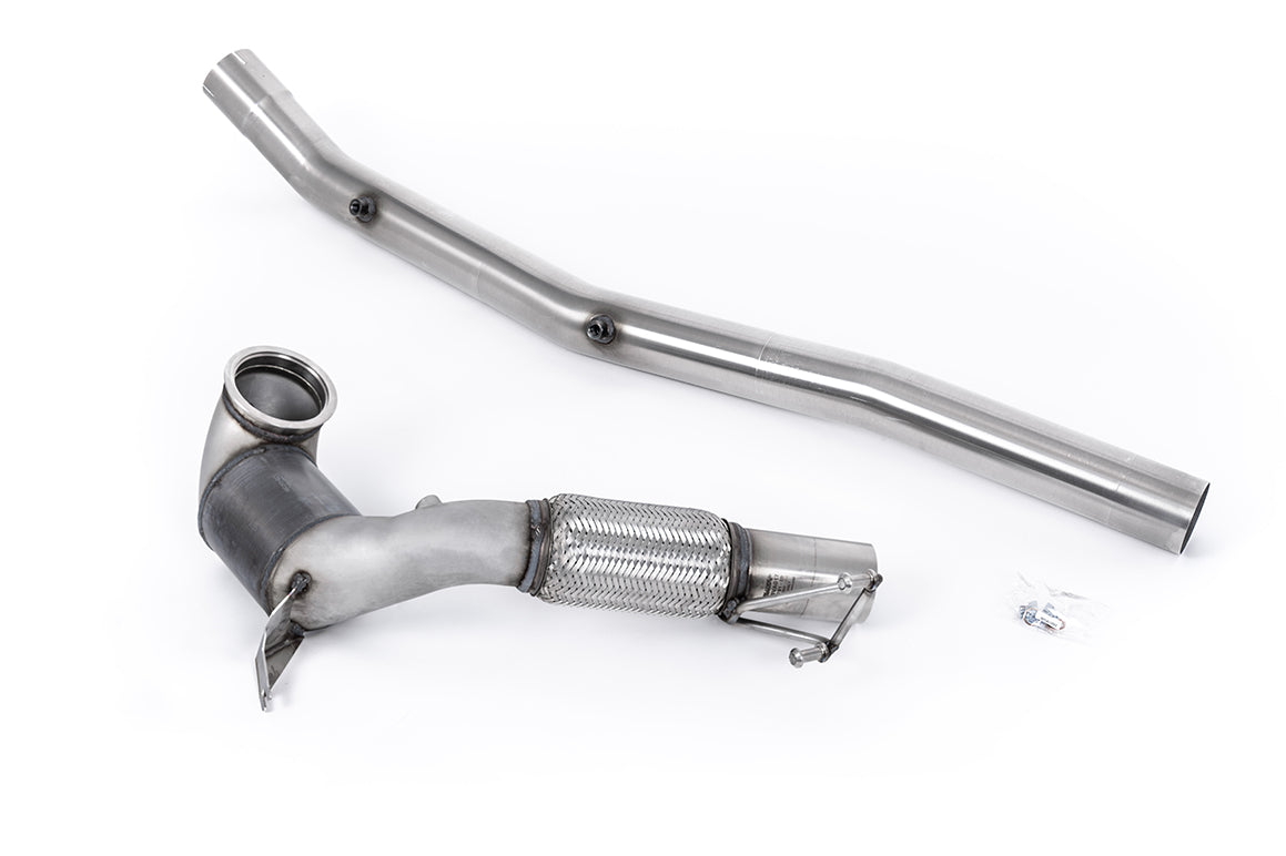 Milltek SSXVW674 — Milltek downpipe ze sportowym katalizatorem — Audi S3 2.0TFSI Quattro Sedan/Sedan 310 KM 8Y (North American / Non-OPF wersje tylko)