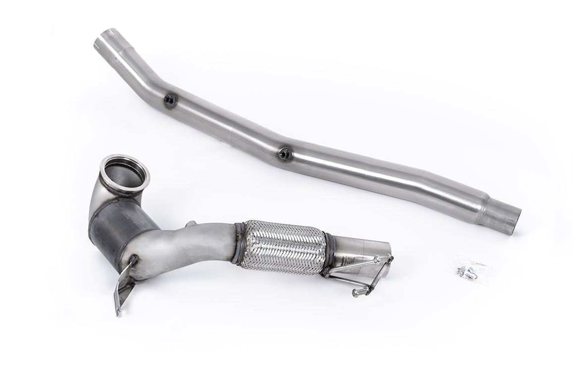 Milltek SSXVW675 — Milltek downpipe ze sportowym katalizatorem — Audi S3 2.0TFSI Quattro Sedan/Sedan 310 KM 8Y (North American / Non-OPF wersje tylko)