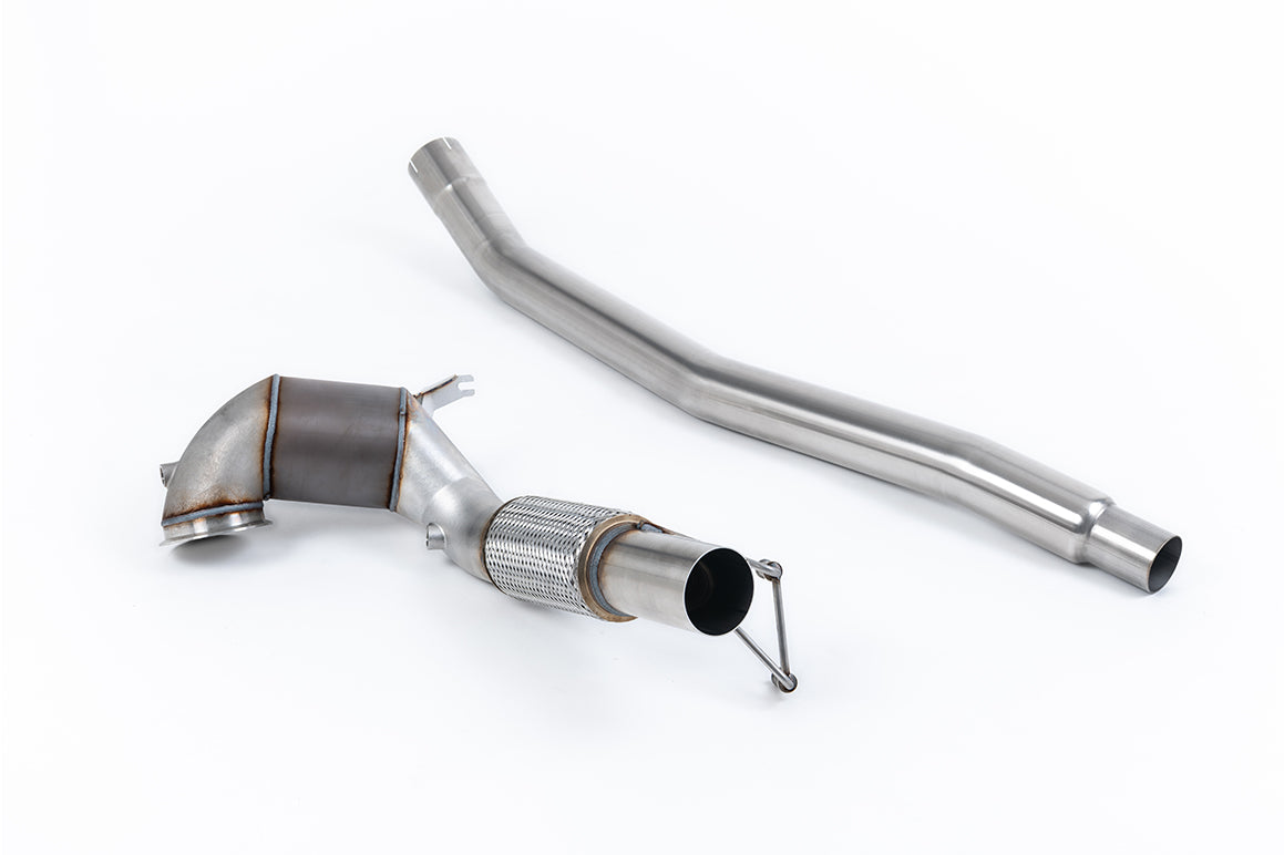 Milltek downpipe bez katalizatora — Volkswagen Arteon 2.0TSI 280 KM 4Motion (rynek północnoamerykański bez przepustnic / skierowane w dół końcówki) — SSXVW740